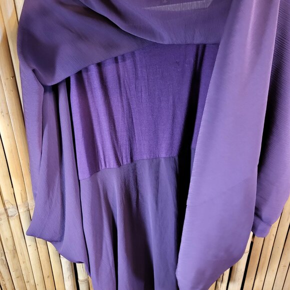 DG2 Diane Gilman Double Layer Top Large Purple - Picture 3 of 8